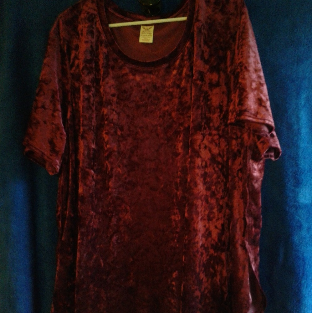 Velvet top